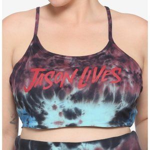 Hot Topic Friday The 13th Part VI: Jason Lives Tie Dye Crop Lounge Tank Top Sz 5